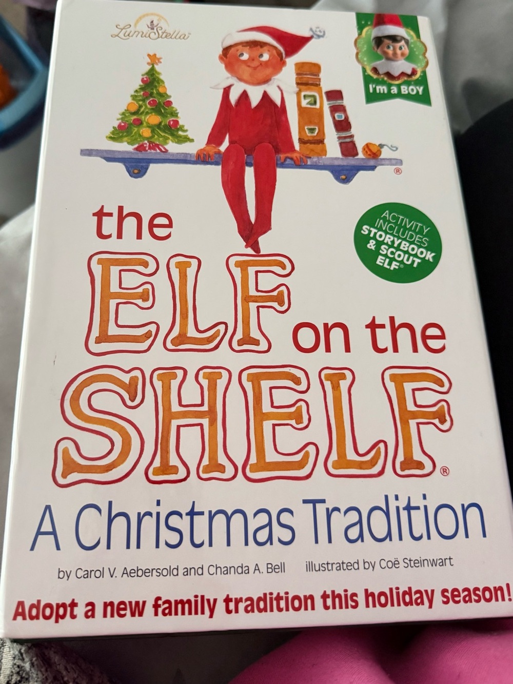 LumiStella The Elf on the Shelf Storybook - Red